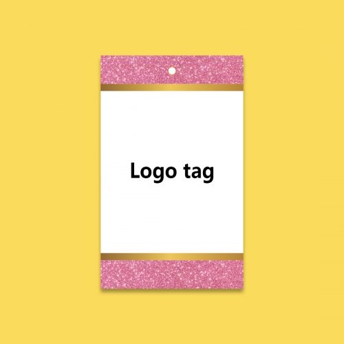 Logo tag 1000pcs 3-5business days to custom make