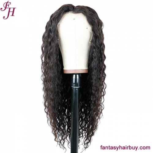 FH Premade 13x4 HD Lace Water Wave Human Hair Wig