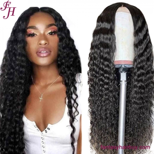 FH 13x4 HD Lace Frontal Deep Wave Lace Raw Virgin Hair Wig