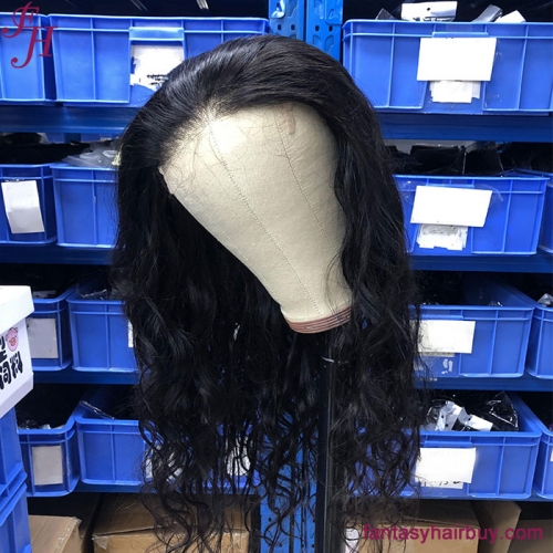 FH 4x4 HD Lace Closure Body Wave Brazilian Human Hair Wig