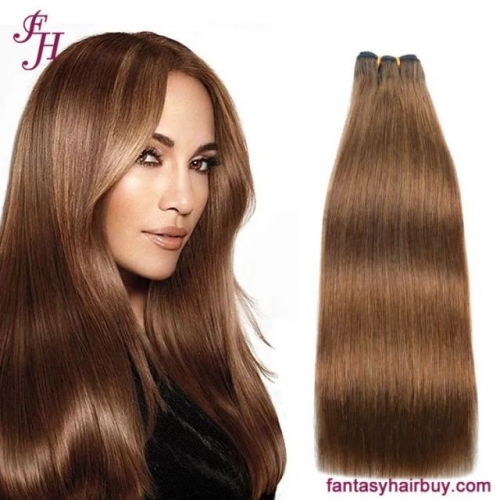 FH Hot Selling Virgin Straight Hair Bundles #10 Yellow Bone Straight Virgin Brazilian Human Hair Bundles